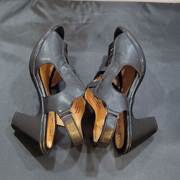 EUROSOFT VACARA LEATHER CRISS CROSS  WITH A CAGED LOOK STRAP R3 - Picture 10 of 14